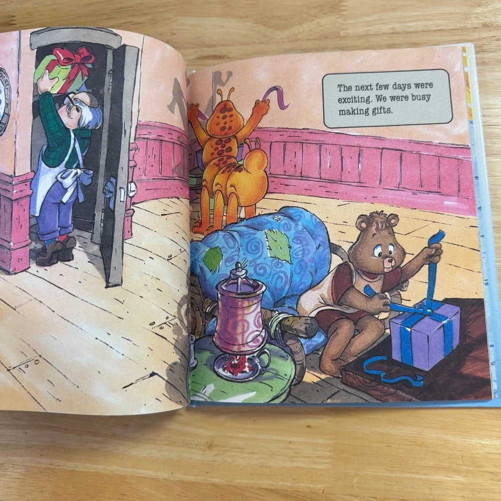 The World of Teddy Ruxpin Teddy's Winter Adventure Perfect Time for Sharing Book